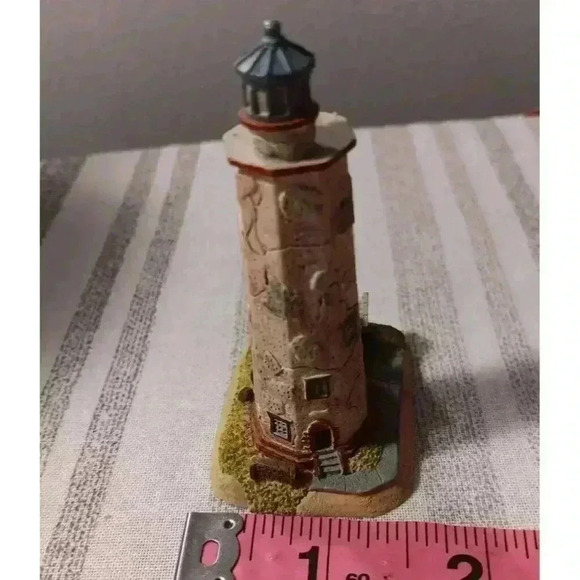 Vintage 2000 Lefton Bald Head Lighthouse Ornament 12871 With Sticker - Picture 9 of 9